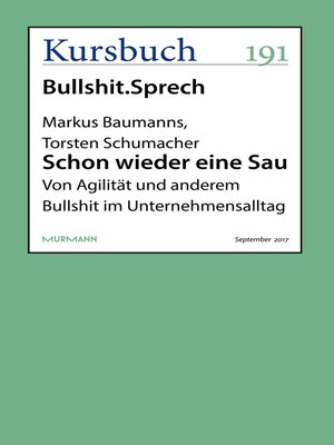 cover image of Schon wieder eine Sau